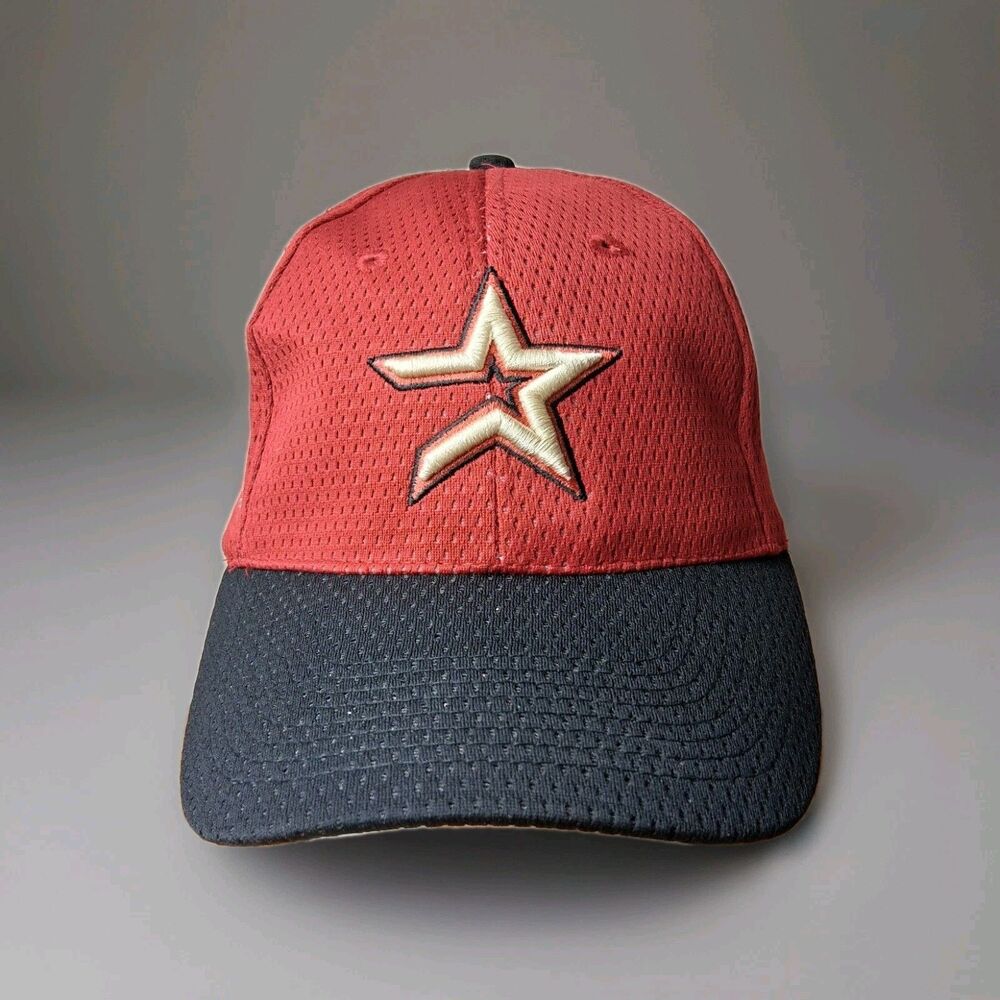 2001 Houston Astros Baseball Opening Day Enron Field Logo Cap Hat MLB SnapBack
